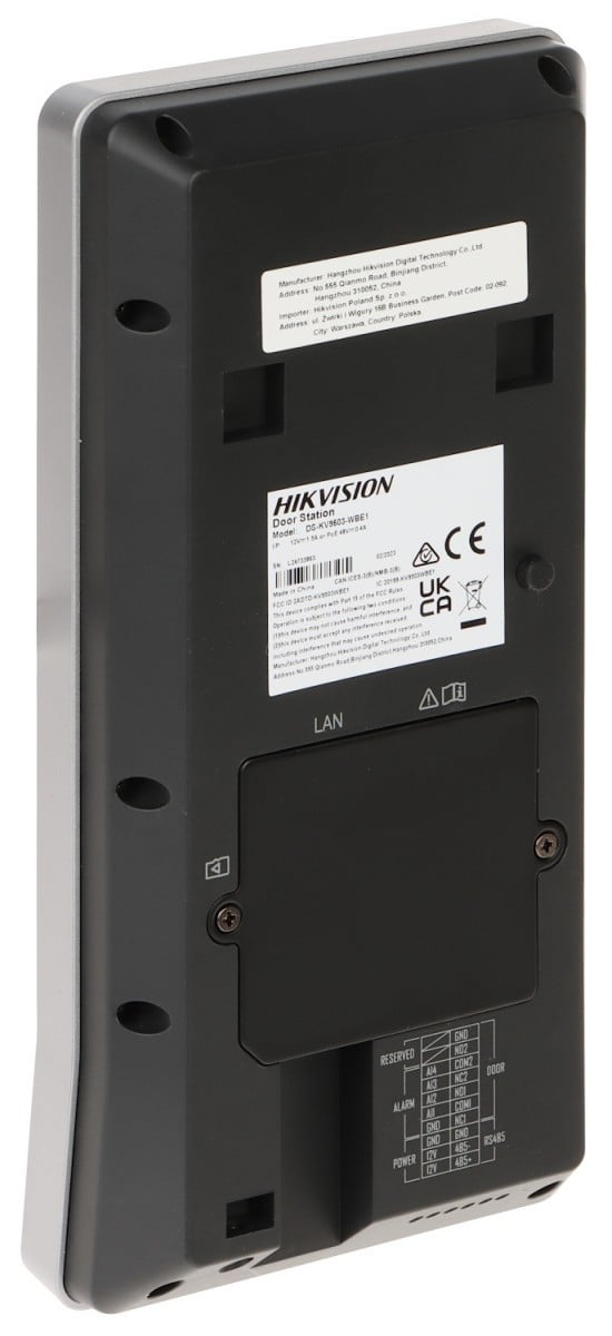 Hikvision DS-KV9503-WBE1 Station de porte IP villa avec reconnaissance faciale en métal résistante au vandalisme