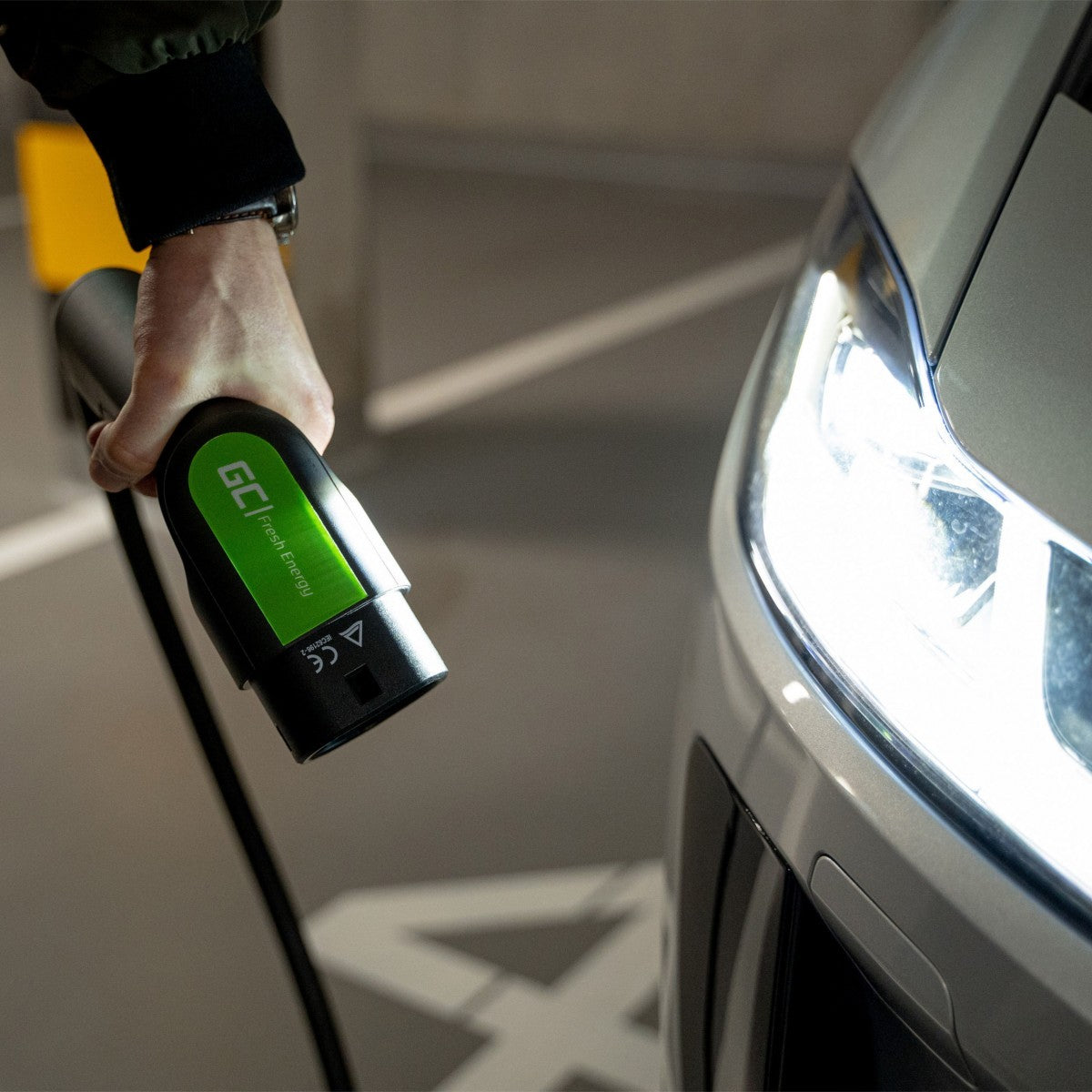 Green Cell EV13 câble de chargement de véhicules électriques Noir Type 2 1 5 m
