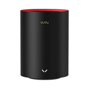 Cudy M3000 3-Pack Bi-bande (2,4 GHz / 5 GHz) Wi-Fi 6 (802.11ax) Noir, Rouge 1 Interne