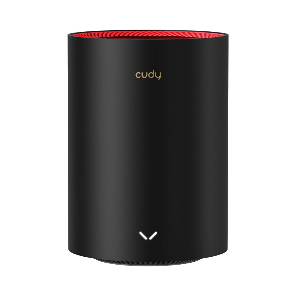 Cudy M3000 3-Pack Bi-bande (2,4 GHz / 5 GHz) Wi-Fi 6 (802.11ax) Noir, Rouge 1 Interne
