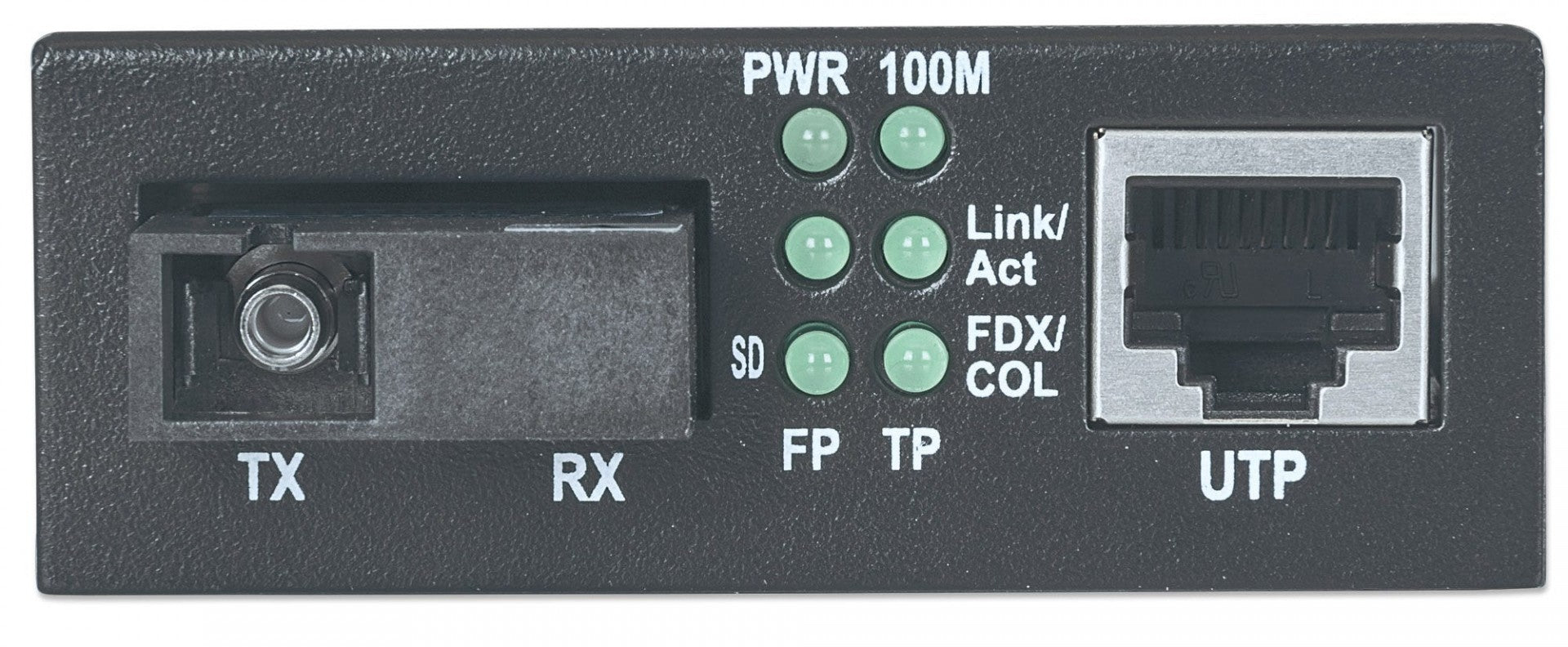 Intellinet 510530 convertisseur de support réseau 100 Mbit/s Monomode Noir