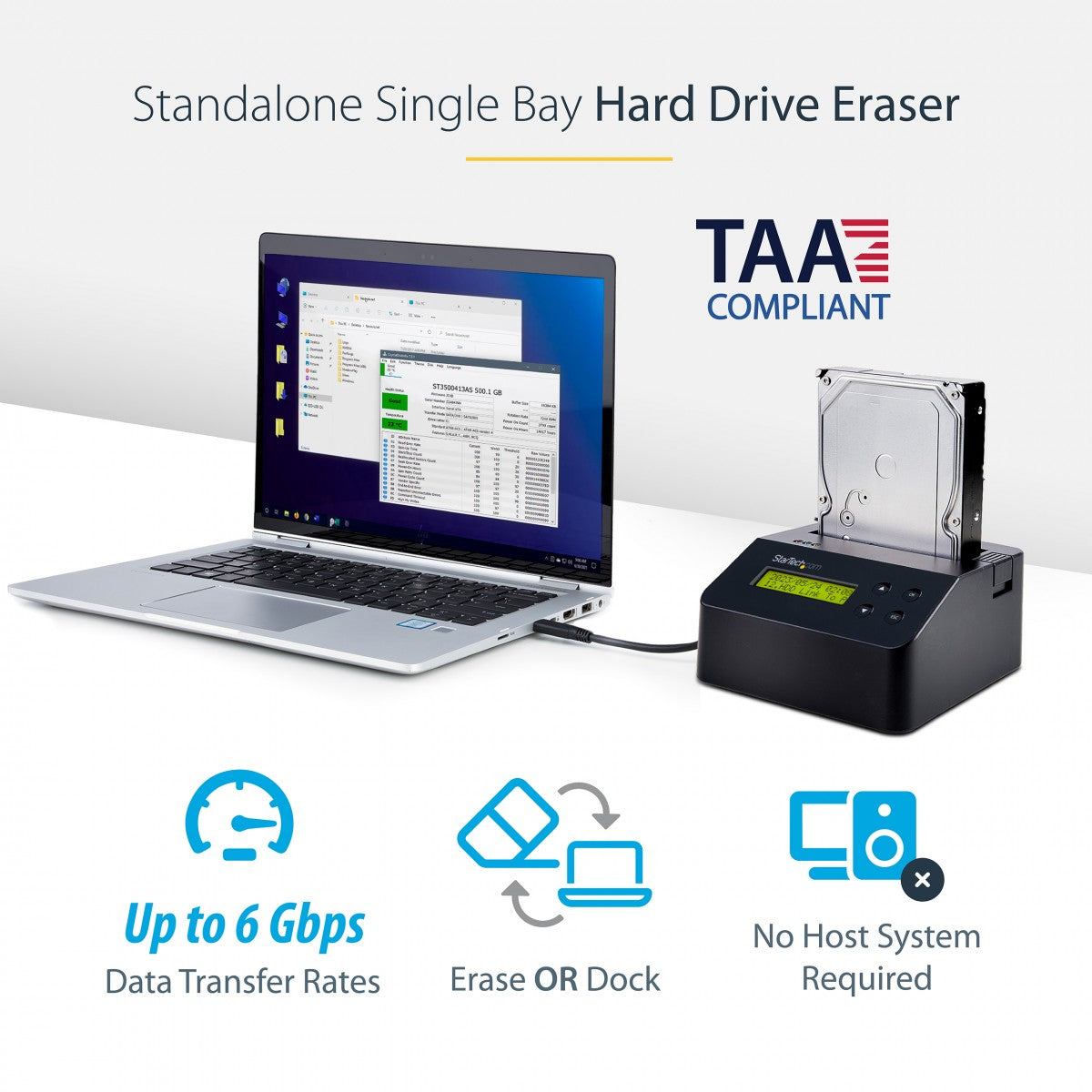 StarTech com SATA Drive Eraser and Dock