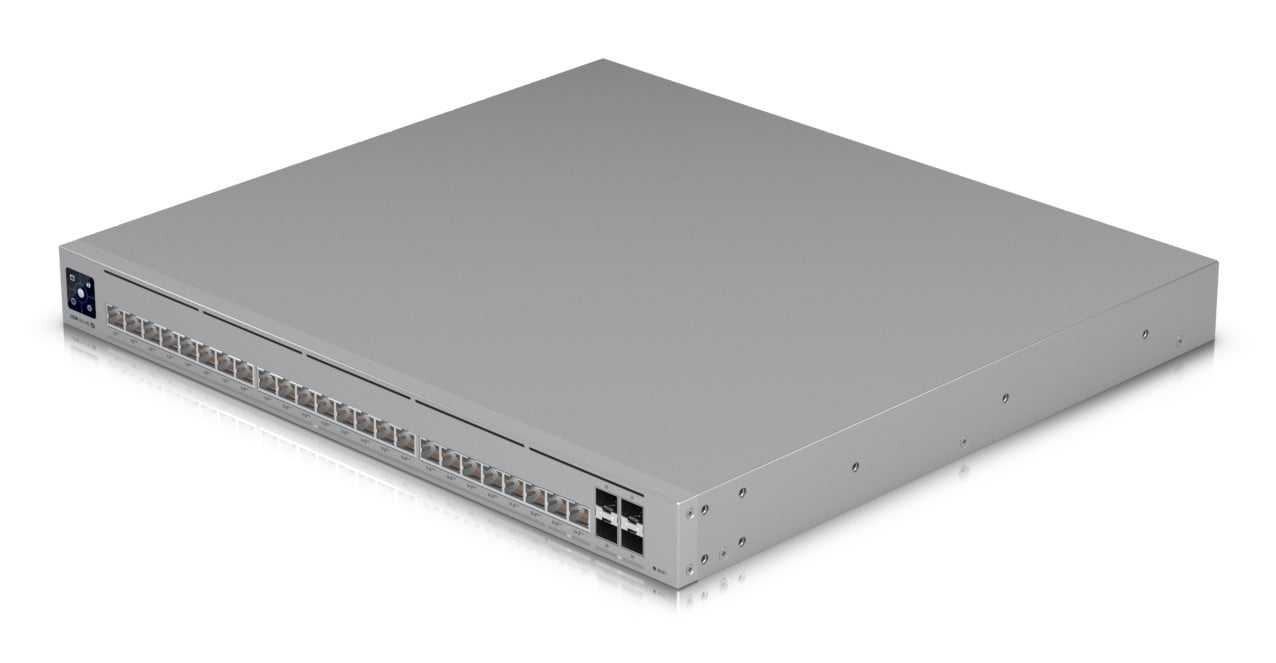 Ubiquiti UniFi Pro HD 24 PoE Géré L2/L3 2.5G Ethernet (100/1000/2500) Connexion Ethernet, supportant l'alimentation via ce port (PoE) 1U Gris