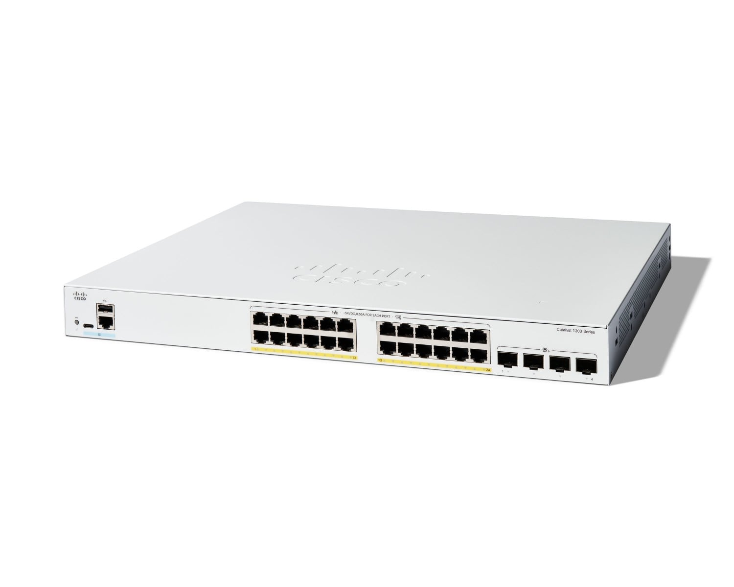 CISCO Catalyst 1200 24-port GE Full PoE 4x10G SFP+