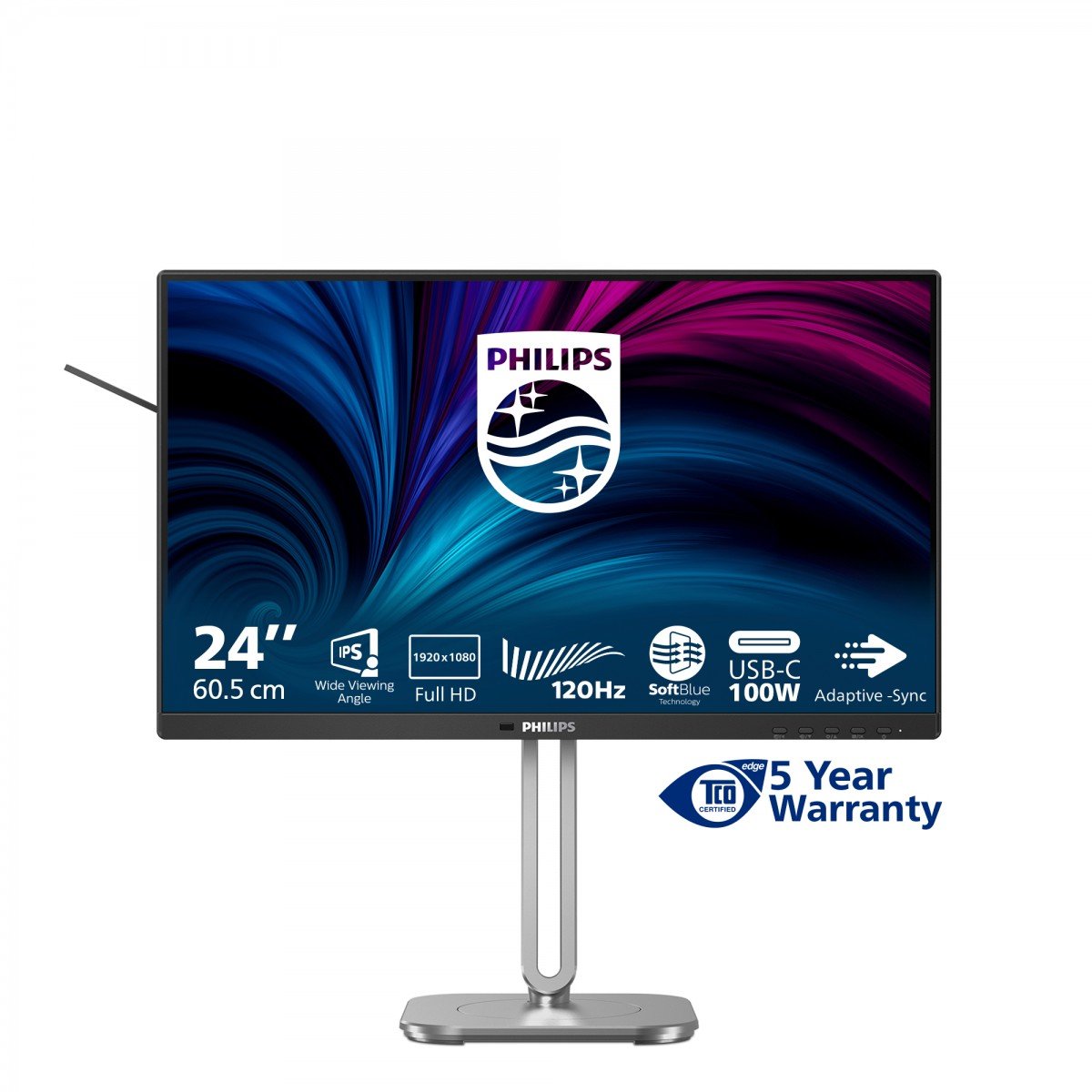 PHILIPS 24B2U4301/00 23.8inch 1920x1080 HDMI DP DaisyChain USB USB-C RJ-45