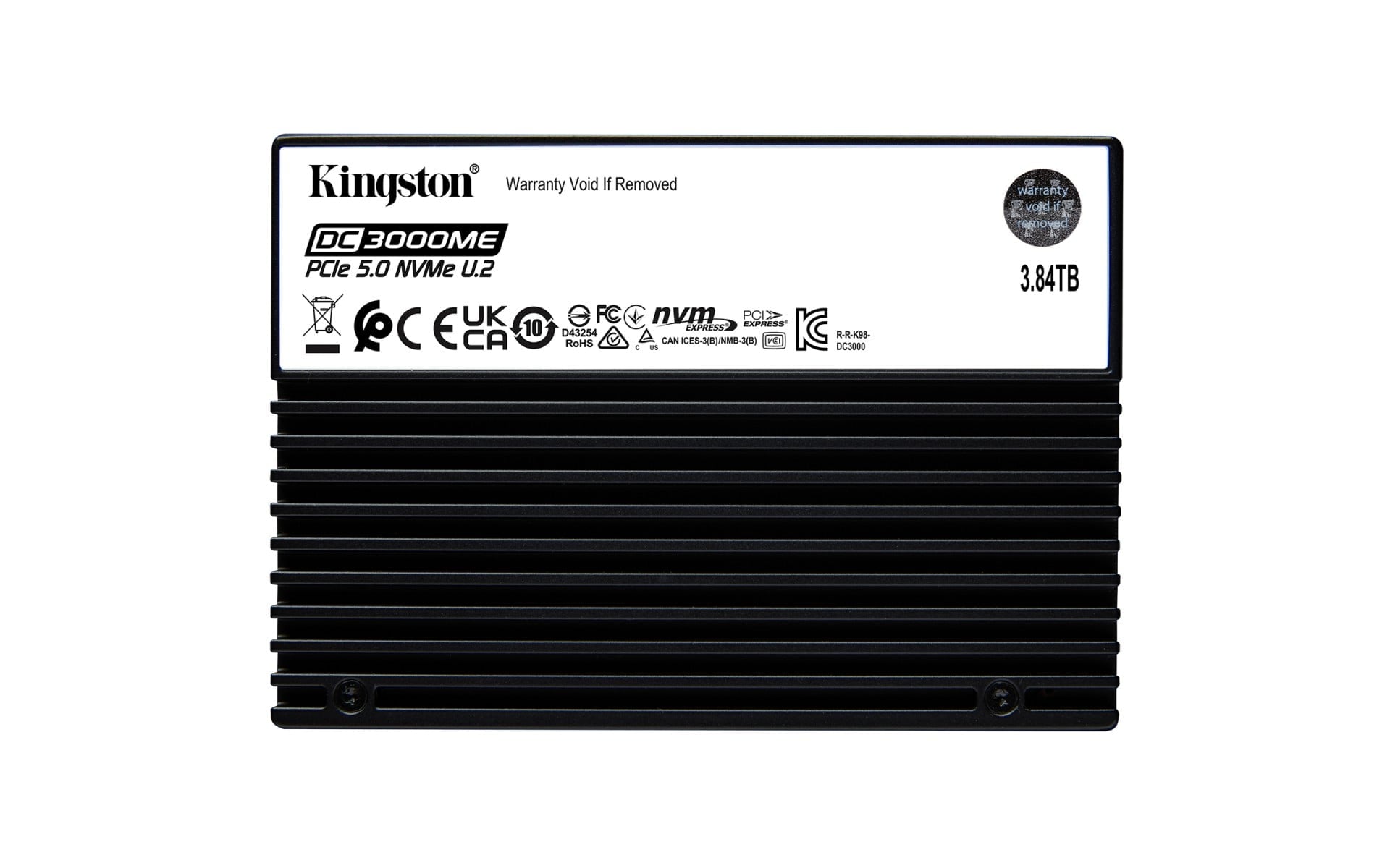KINGSTON 3.84To DC3000ME U.2 PCIe 5.0 NVMe TCG Opal Enterprise SSD