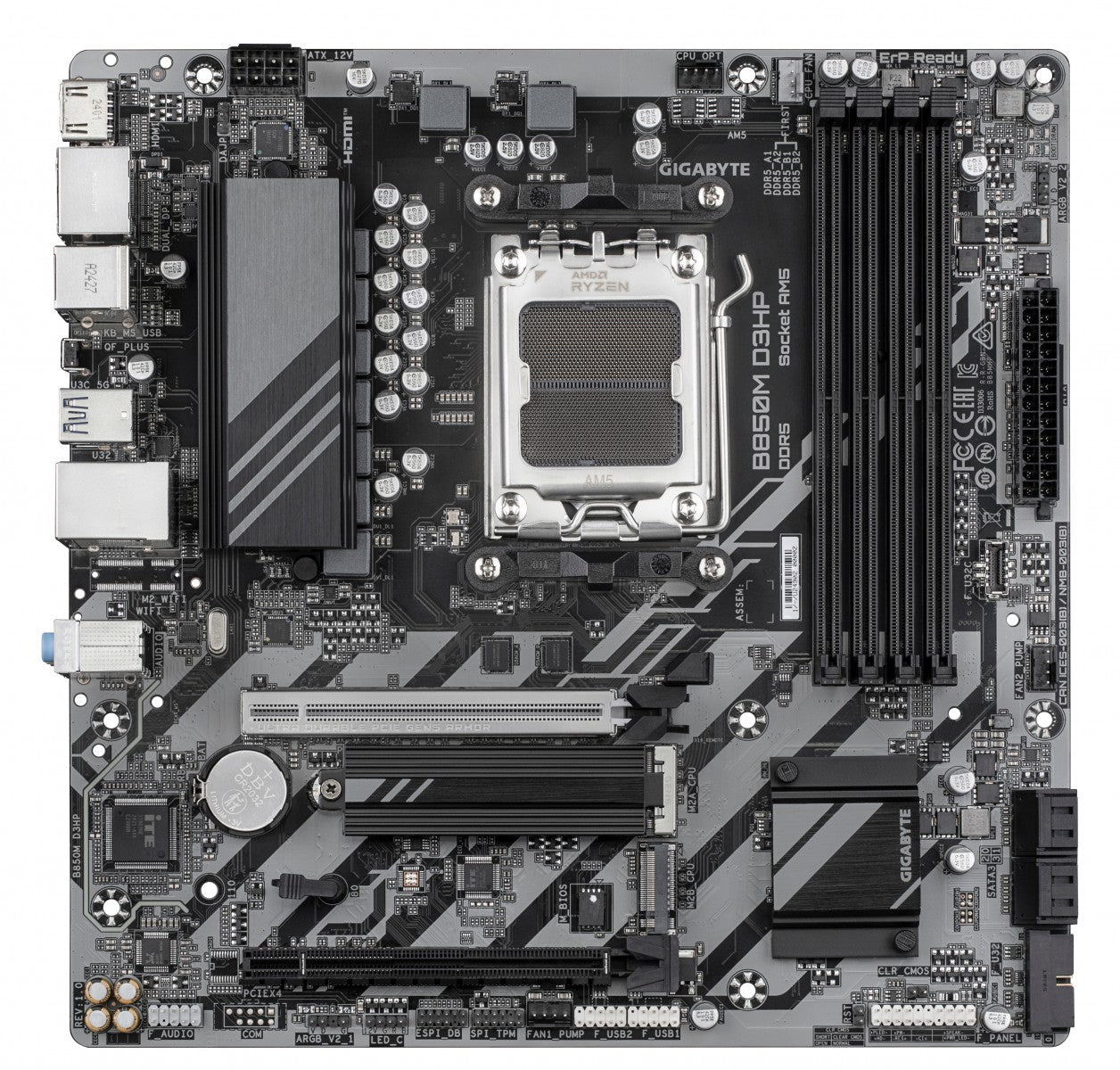 GIGABYTE B850M D3HP carte mere AMD B850 Emplacement AM5 micro ATX