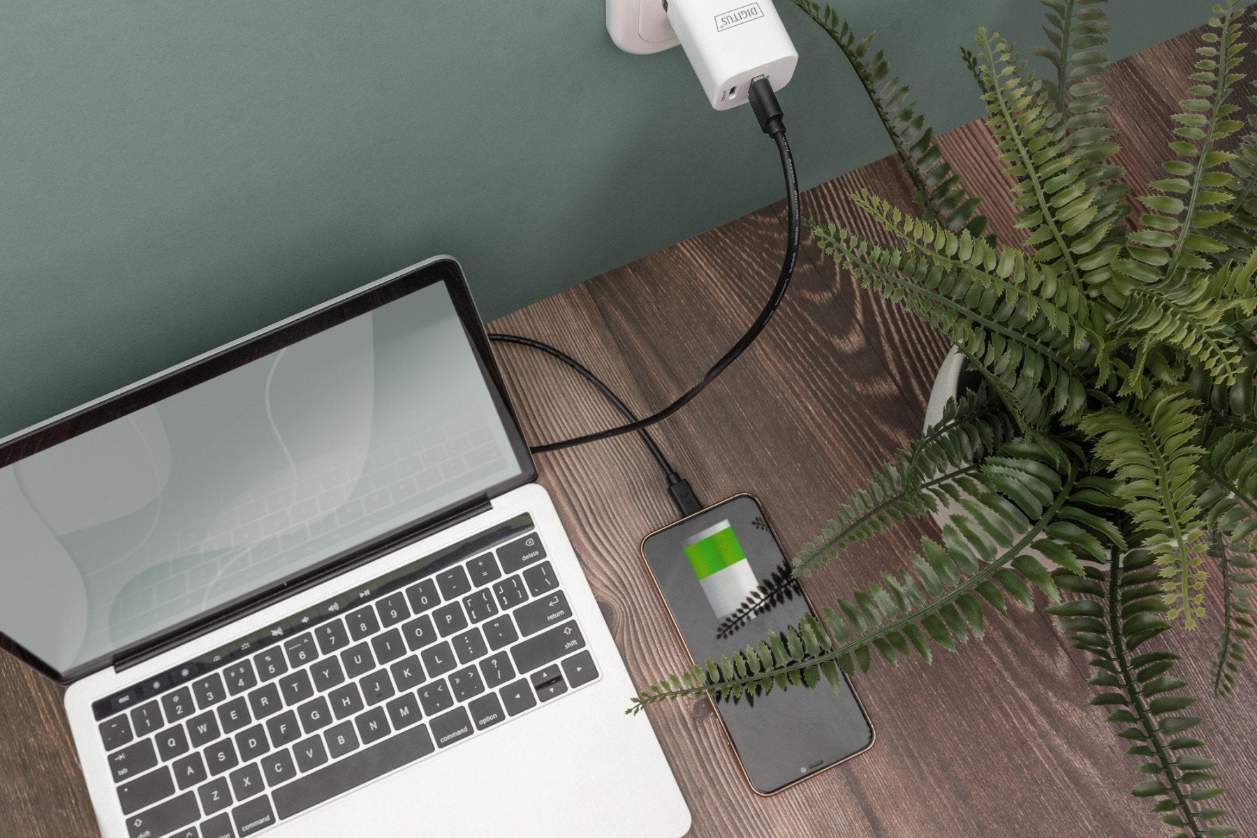 Digitus AK-300148-030-S câble USB USB 2.0 3 m USB A USB C 0,48 Gbit/s Noir