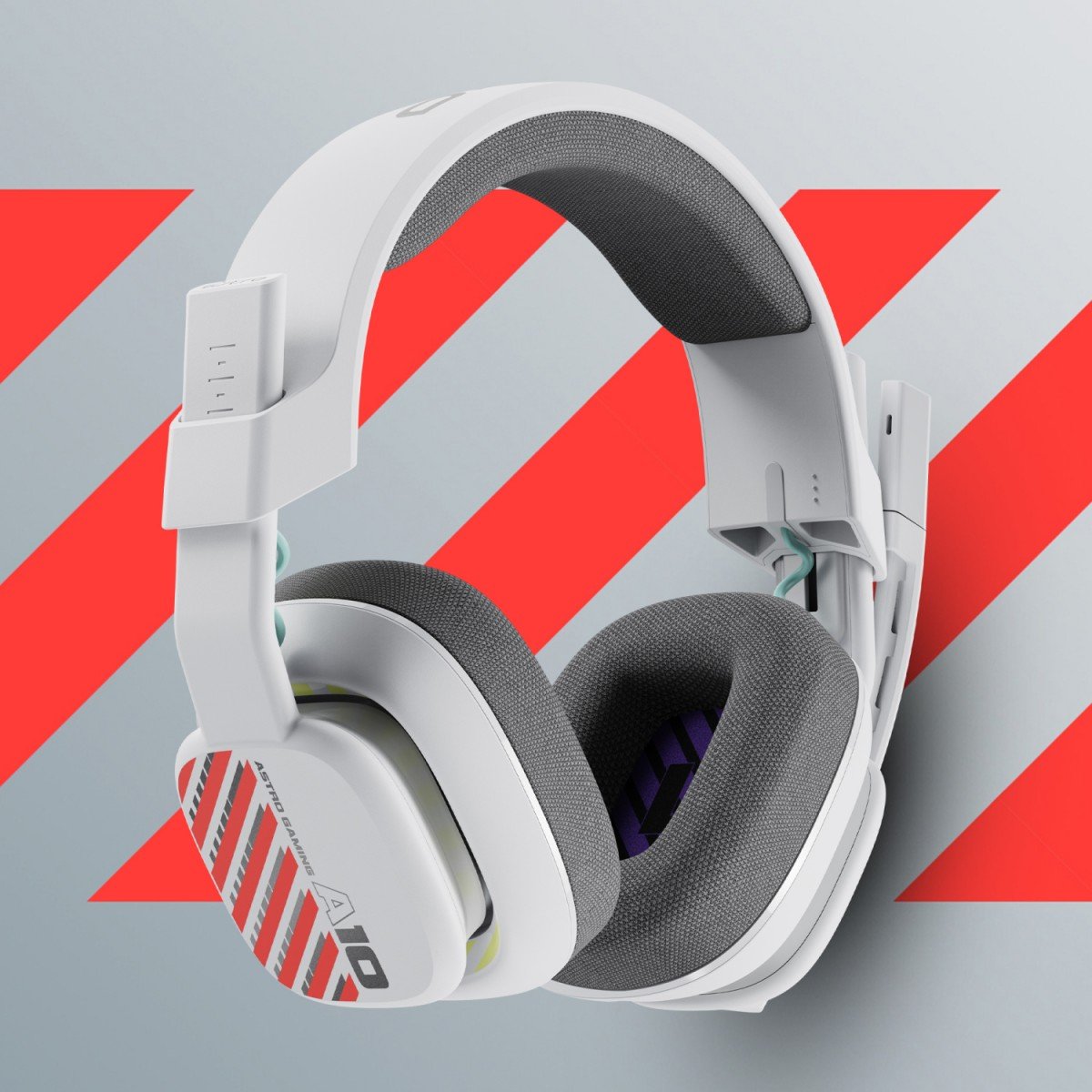 LOGITECH Astro Gaming A10 Gen 2 Headset full size wired 3.5 mm jack white/XB