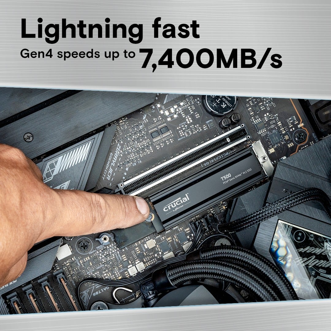 Crucial T500 2 To M.2 PCI Express 4.0 NVMe TLC