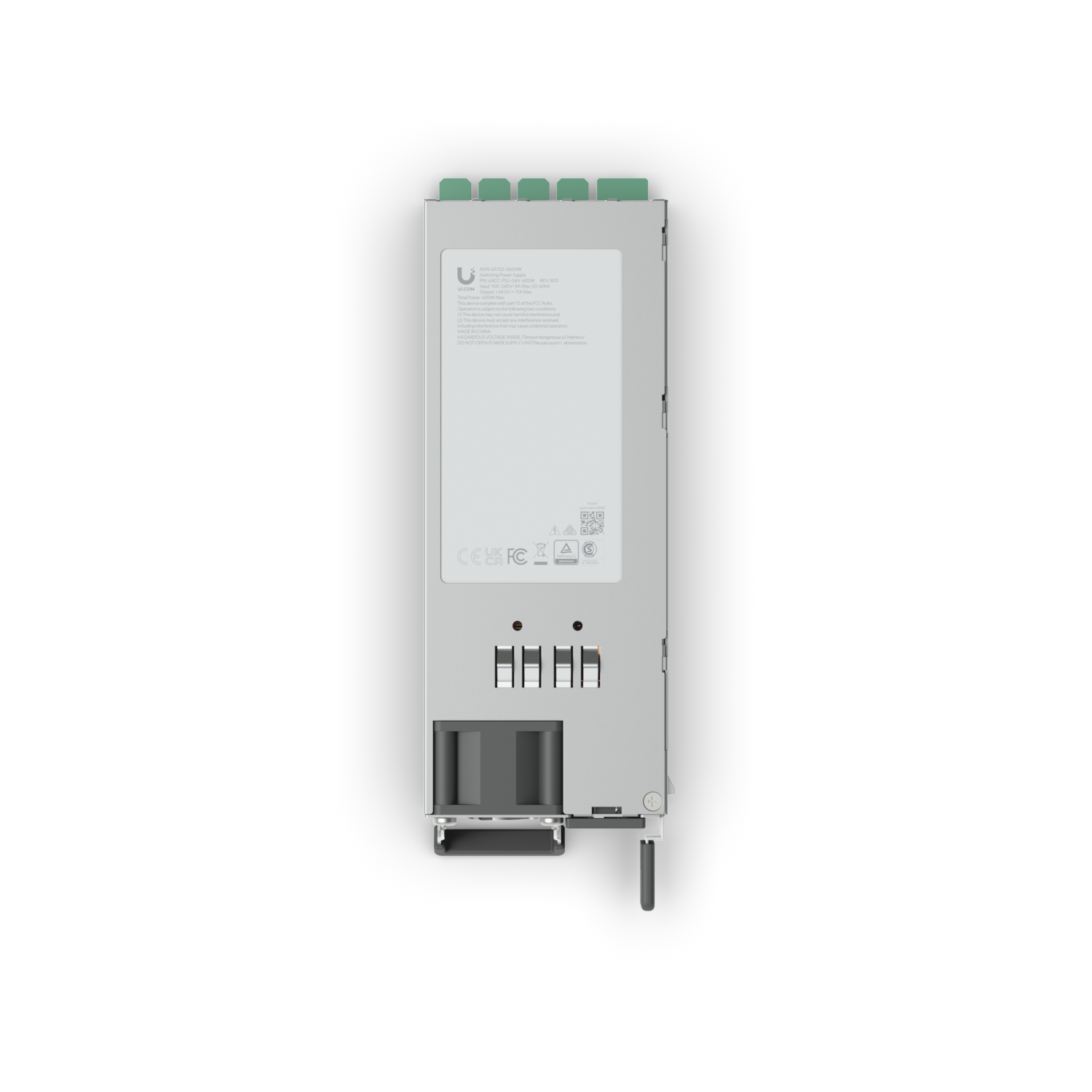 Ubiquiti UACC-PSU-54V-600W composant de commutation Alimentation électrique