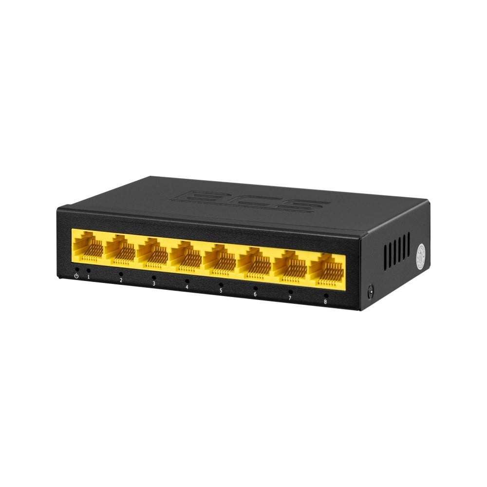 BCS BCS-B-S08G Commutateur Gigabit 8 ports RJ45 1Gbps