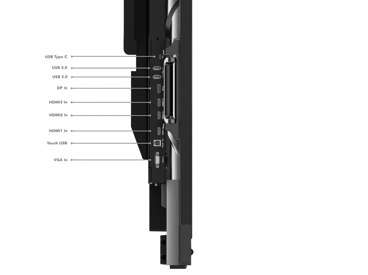 LENOVO ThinkVision iLFD T86 86inch 3840x2160 VA Touch DLED 16:9 60Hz HDR10 HDMI USB-C USB-B RJ45 VGA Android 9.0 4K camera TopSeller