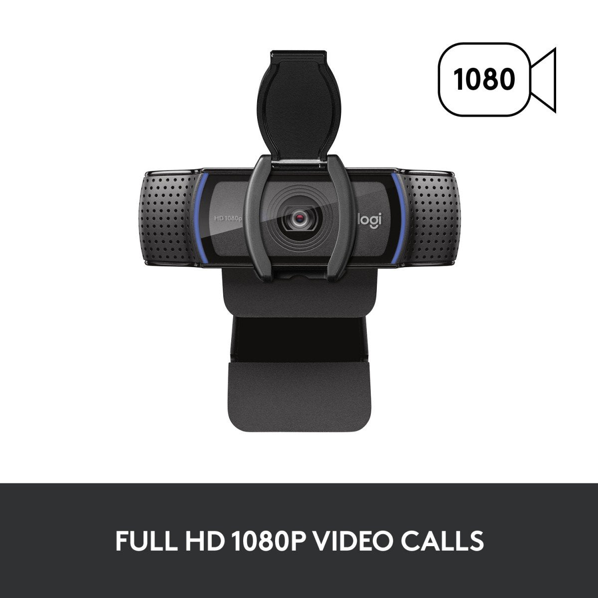 LOGITECH HD Pro Webcam C920S Webcam colour 1920 x 1080 audio USB