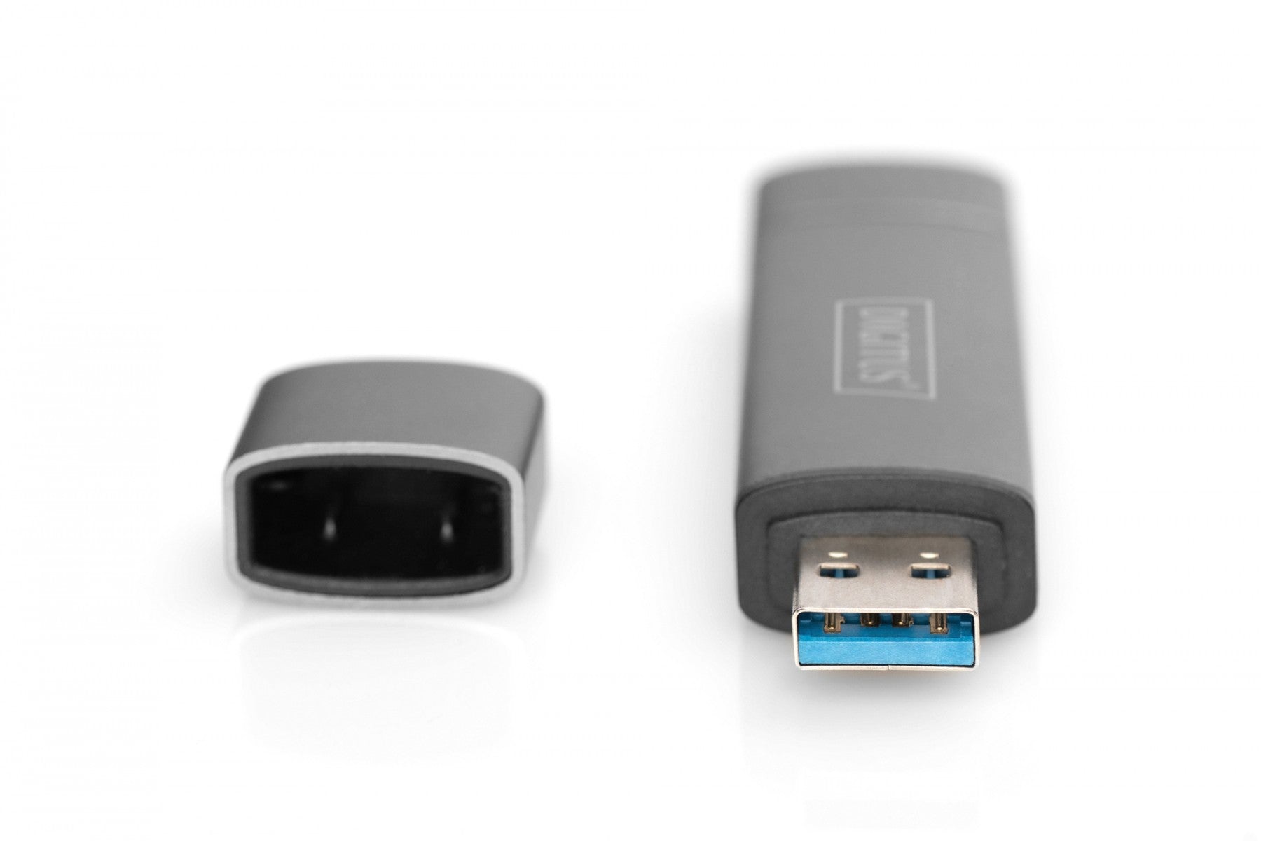 Digitus DA-70886 lecteur de carte mémoire USB 3.2 Gen 1 (3.1 Gen 1) Type-A/Type-C Aluminium