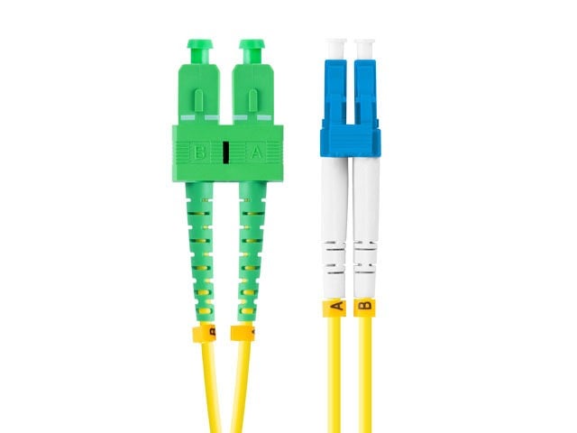 Lanberg FO-LUSA-SD11-0020-YE câble InfiniBand et a fibres optiques 2 m SC LC LC/SC Jaune