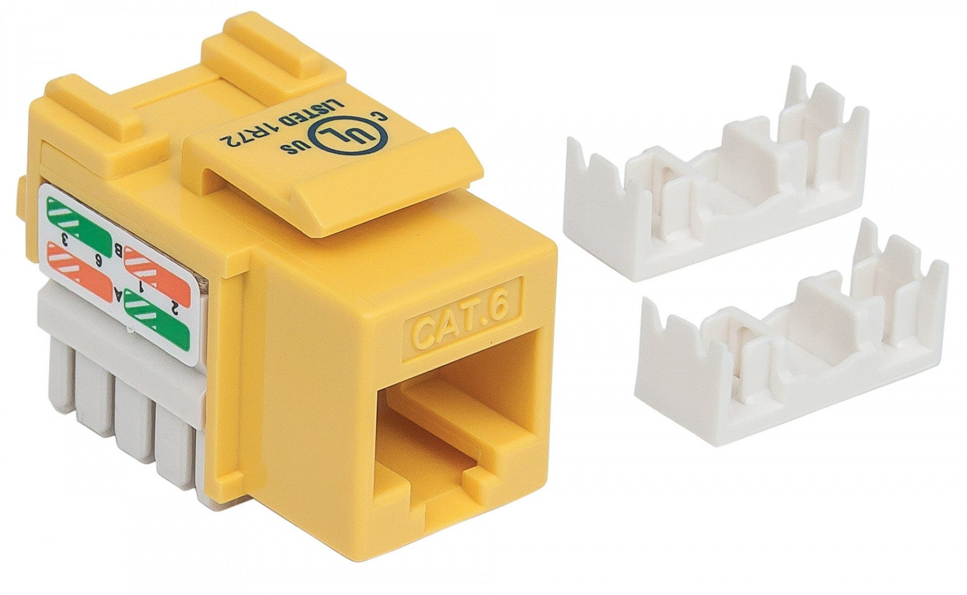 Intellinet 210584 Module keystone C6 UTP jaune
