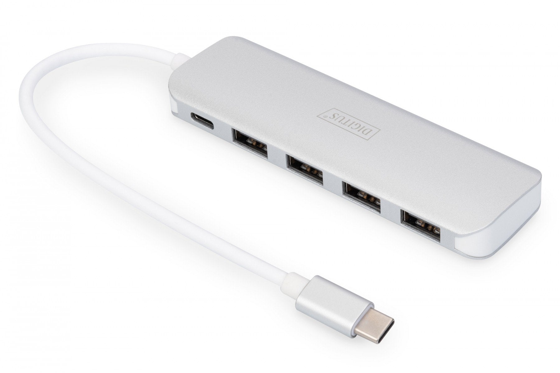Digitus DA-70242-1 hub & concentrateur USB 3.2 Gen 1 (3.1 Gen 1) Type-C 5000 Mbit/s Argent
