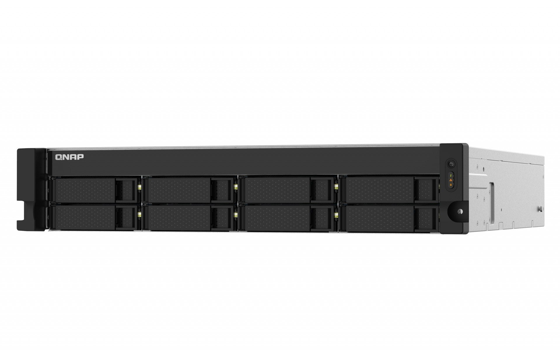 QNAP TS-832PXU-RP-4G 8-Bay rackmount NAS AL324 4Go DDR4 UDIMM RAM SATA 6Gb/s 2x 10GbE SFP+ 2x 2.5GbE 1x PCIe Gen2 x2 slot 250W