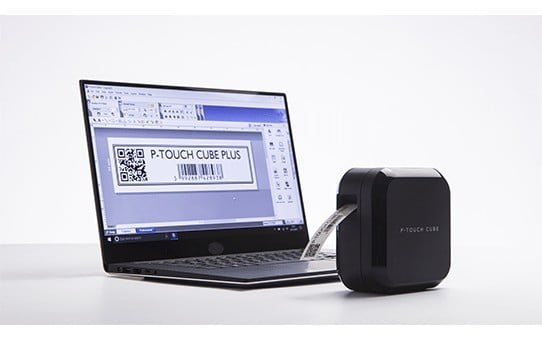 BROTHER P-Touch Cube Plus PT-P710BT Label printer Up to 24mm 180x360dpi 68 labels/min USB 2.0 Bluetooth Cutter