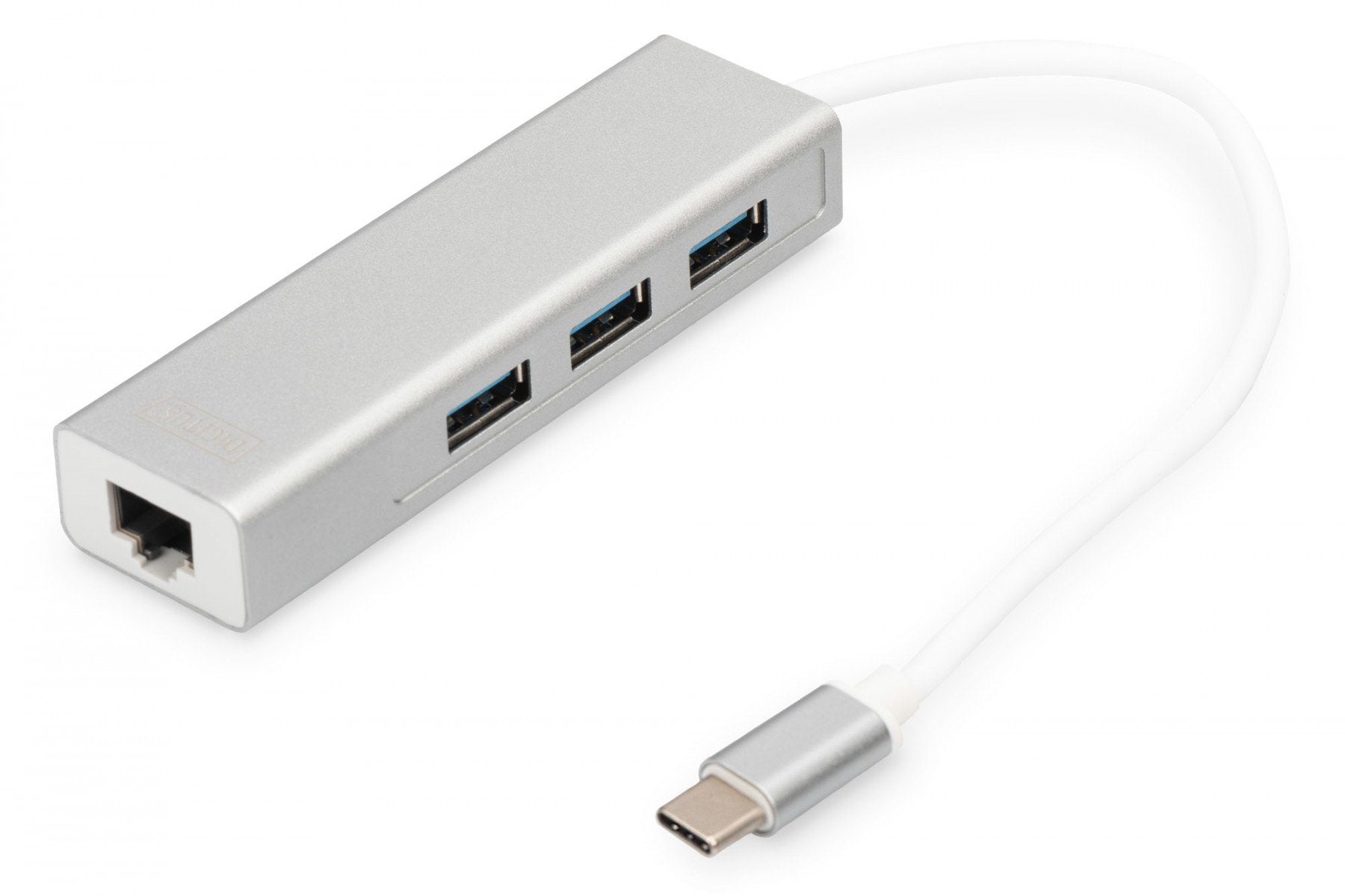 Digitus DA-70255 station d'accueil USB 3.2 Gen 1 (3.1 Gen 1) Type-C Gris, Blanc