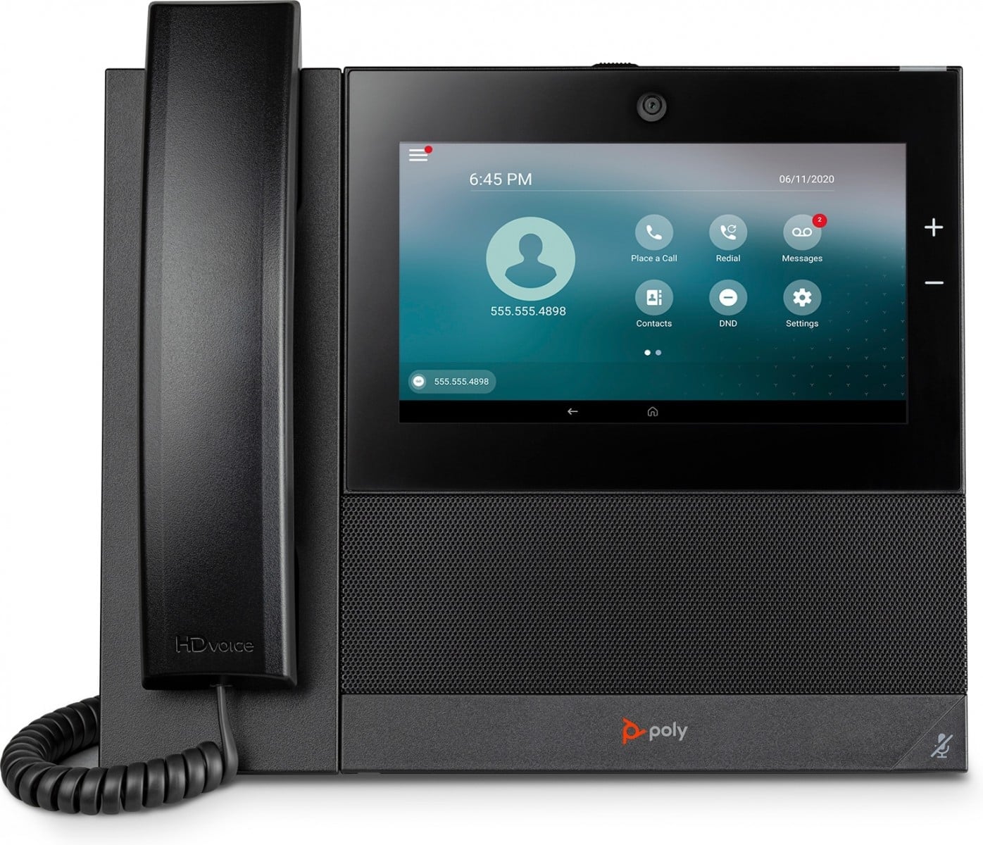POLY CCX 700 VisioPhone IP PoE OpenSIP avec combiné