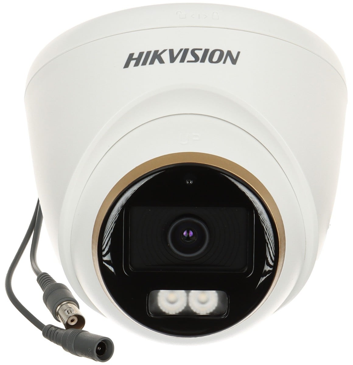 Hikvision DS-2CE72KF3T-LE(2.8mm) Caméra Turret Fixe 3K ColorVu a Double Éclairage PoC