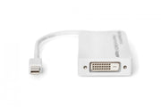 Câble de répartition DisplayPort, miniDP - DP+HDMI+DVIM/F, 0,2 m, compatible DP 1.1a, CE, blanc