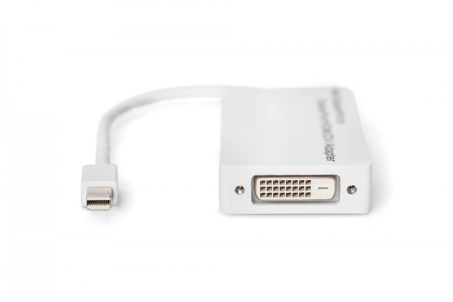Câble de répartition DisplayPort, miniDP - DP+HDMI+DVIM/F, 0,2 m, compatible DP 1.1a, CE, blanc