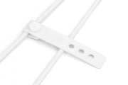 Câble d'alimentation en silicone USB-C vers Lightning, USB 2.0 60W, MFI, 1m blanc