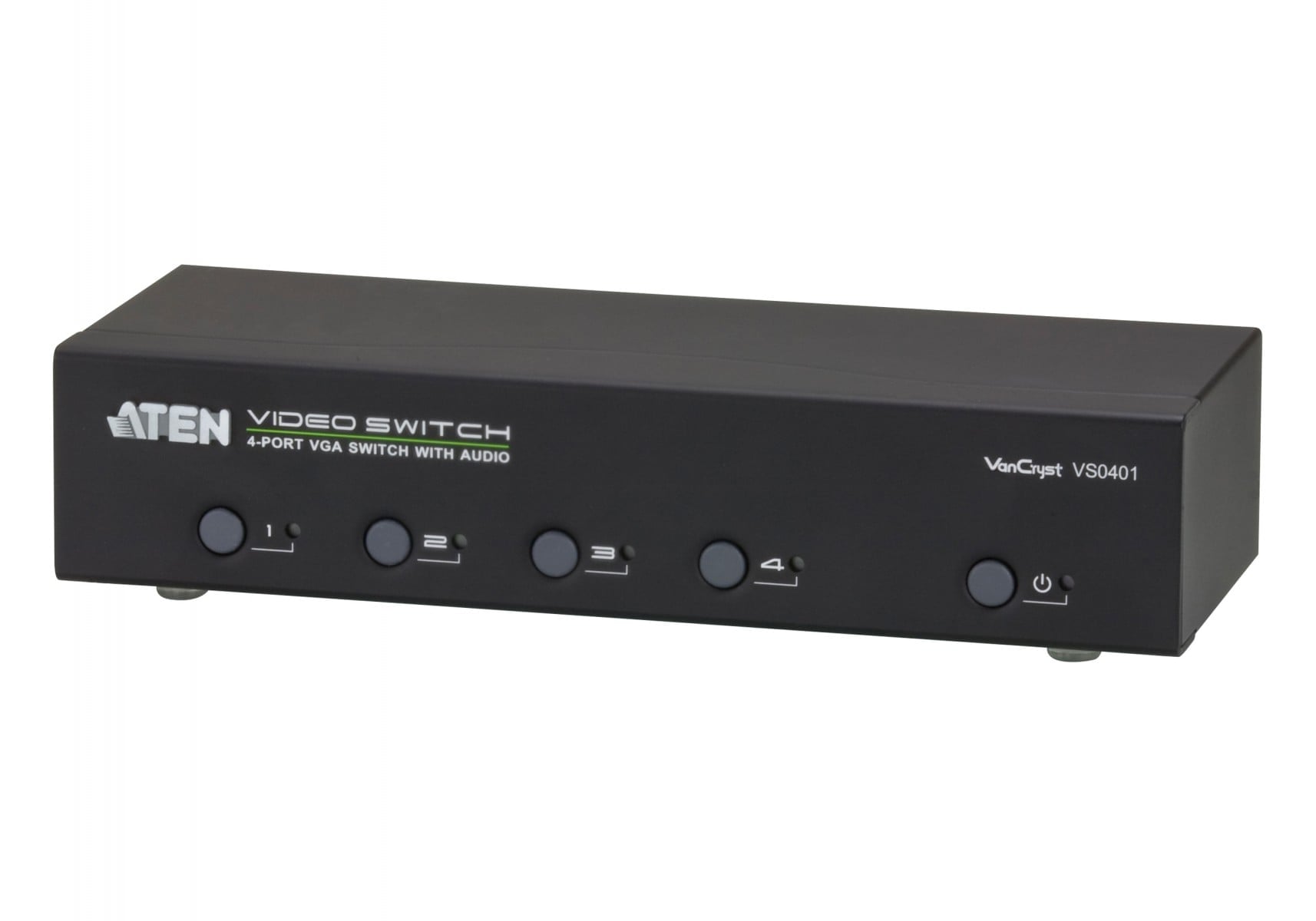 Commutateur 4 PORTS vga + audio+ RS232 aten VS0401 300MHz