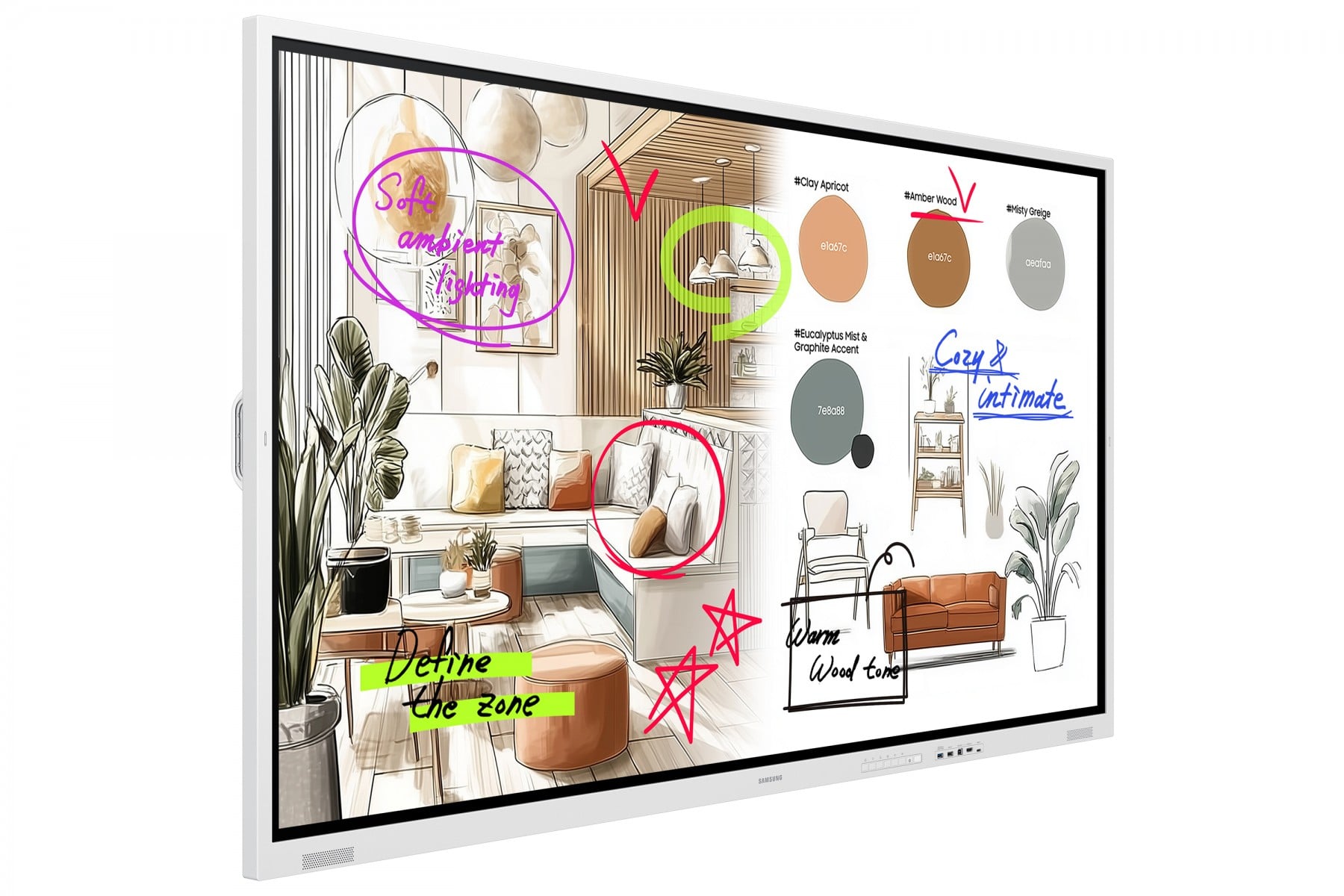 Samsung Flip Pro 75" UHD WM75F-X