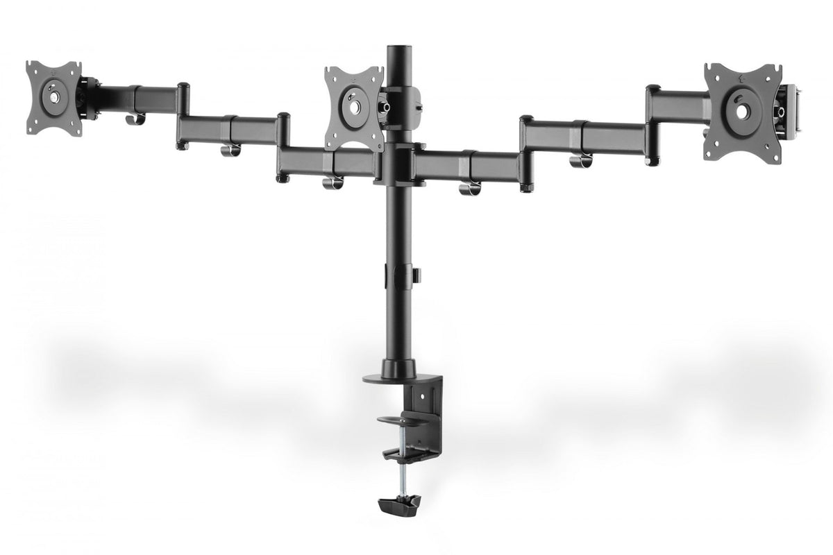 Digitus Support triple écran avec pince de fixation