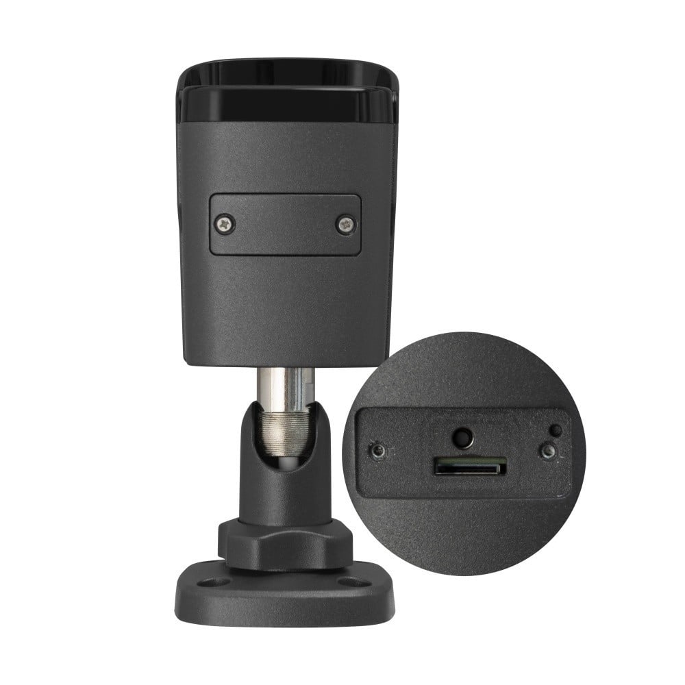 BCS BCS-P-TIP25FSR4-Ai2-G Caméra IP tubulaire 5MP avec microphone et fonctionnalités intelligentes