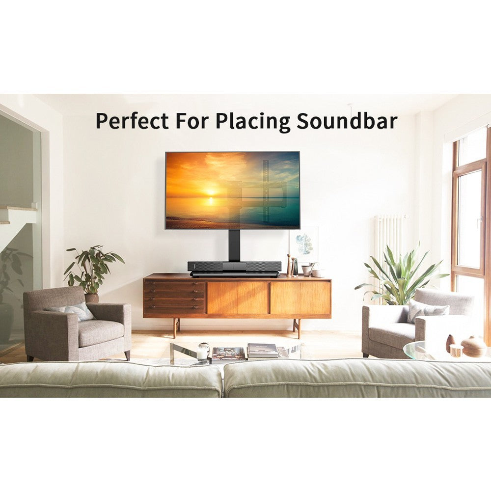 "Techly ICA-LCD 323M Support TV 32-55"" Base pivotante pour télévision moniteur"