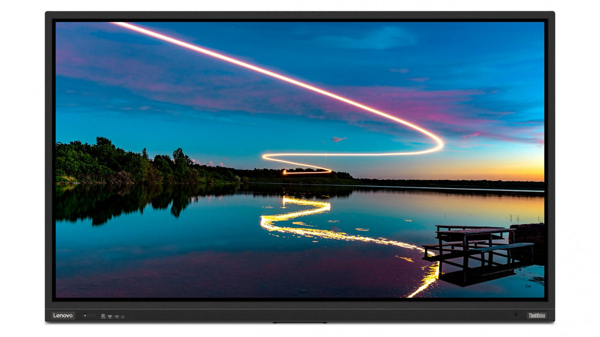 LENOVO ThinkVision iLFD T86 86inch 3840x2160 VA Touch DLED 16:9 60Hz HDR10 HDMI USB-C USB-B RJ45 VGA Android 9.0 4K camera TopSeller