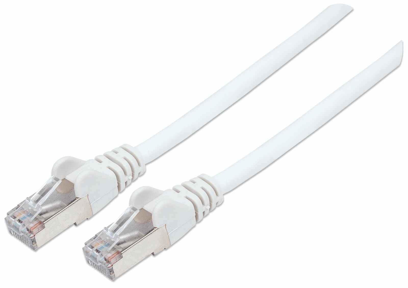 Intellinet 741415 câble de réseau Blanc 10 m Cat7 S/FTP (S-STP) Rond