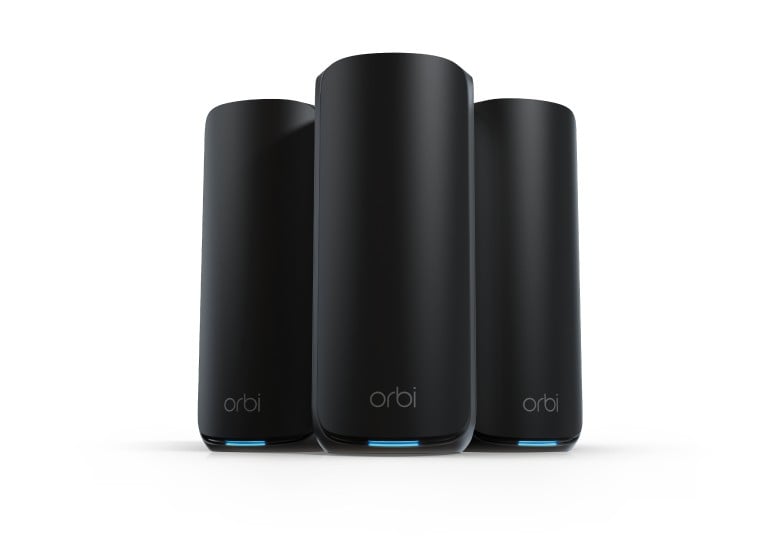 NETGEAR Orbi 8 TB Wi-Fi 7 3P BLK BNDL RBE873