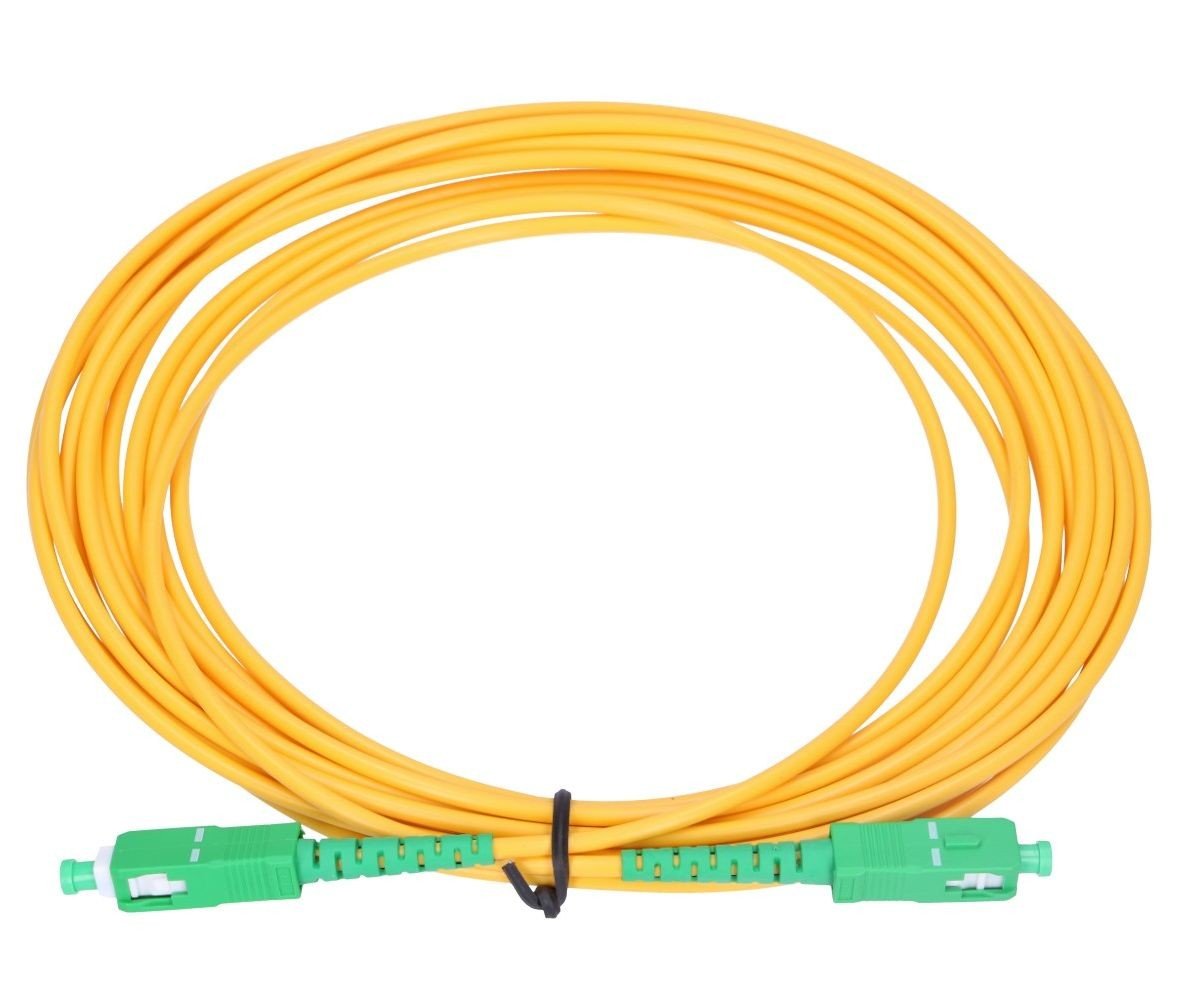 Extralink SC/APC-SC/APC | Câble de raccordement | Monomode, Simplex, G.657A2, 3mm, 5m
