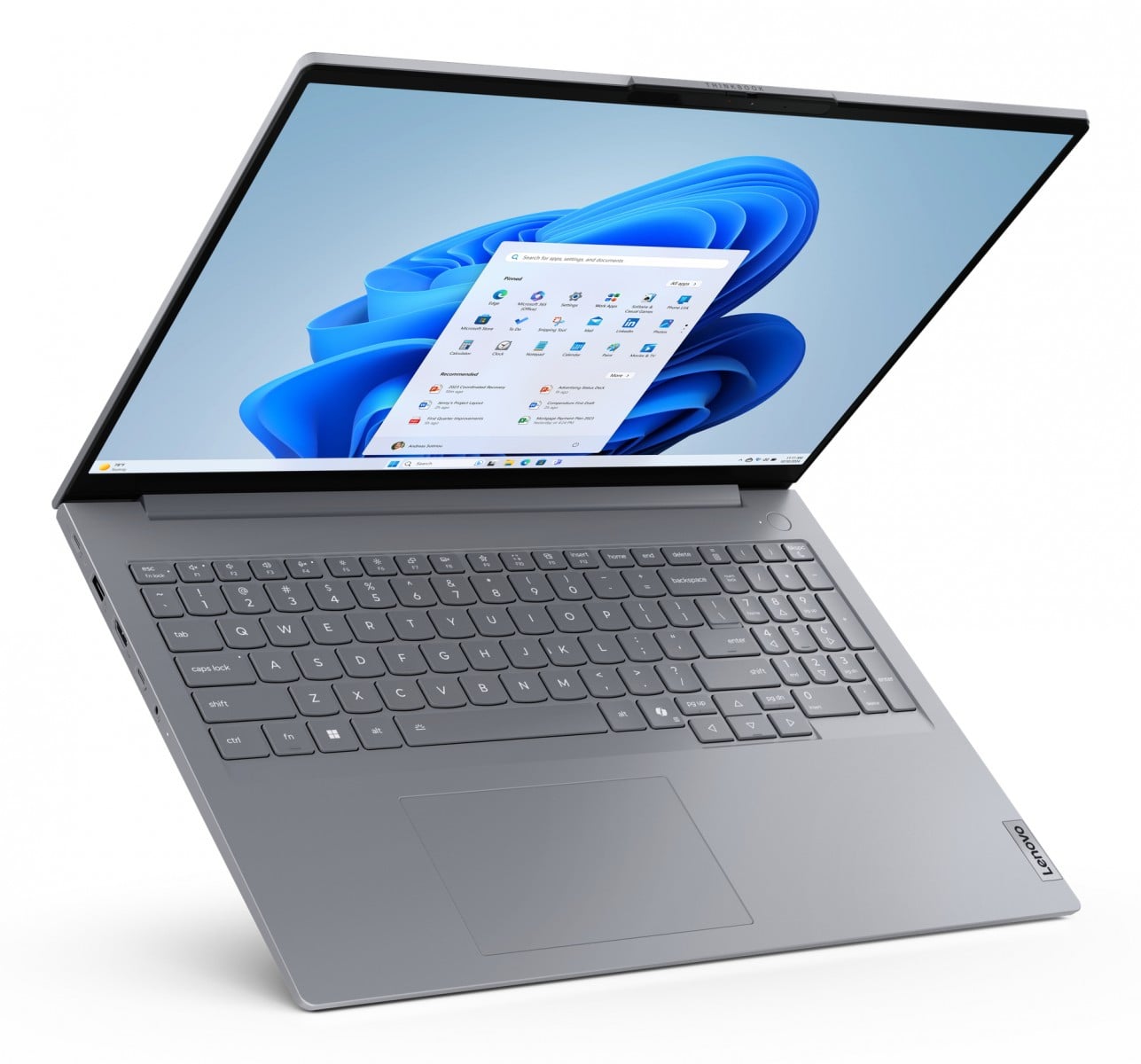 "Lenovo ThinkBook 16 G8 IRL Intel Core 7 240H Ordinateur portable 40,6 cm (16"") WUXGA 16 Go DDR5-SDRAM 512 Go SSD Wi-Fi 6E (802.11ax) Windows 11 Pro Gris"