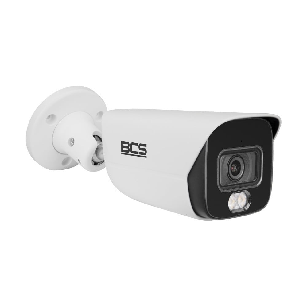 BCS BCS-L-TIP28FCR5L5-Ai1 Caméra IP tubulaire 8MP avec NightColor et fonctionnalités intelligentes