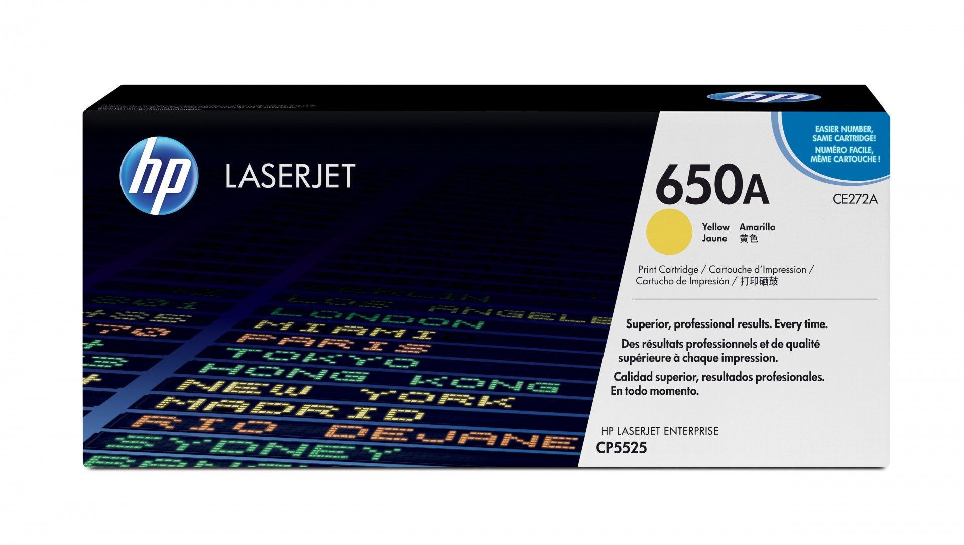 HP original Colour LaserJet CE272A Toner cartridge yellow standard capacity 15.000 pages 1-pack
