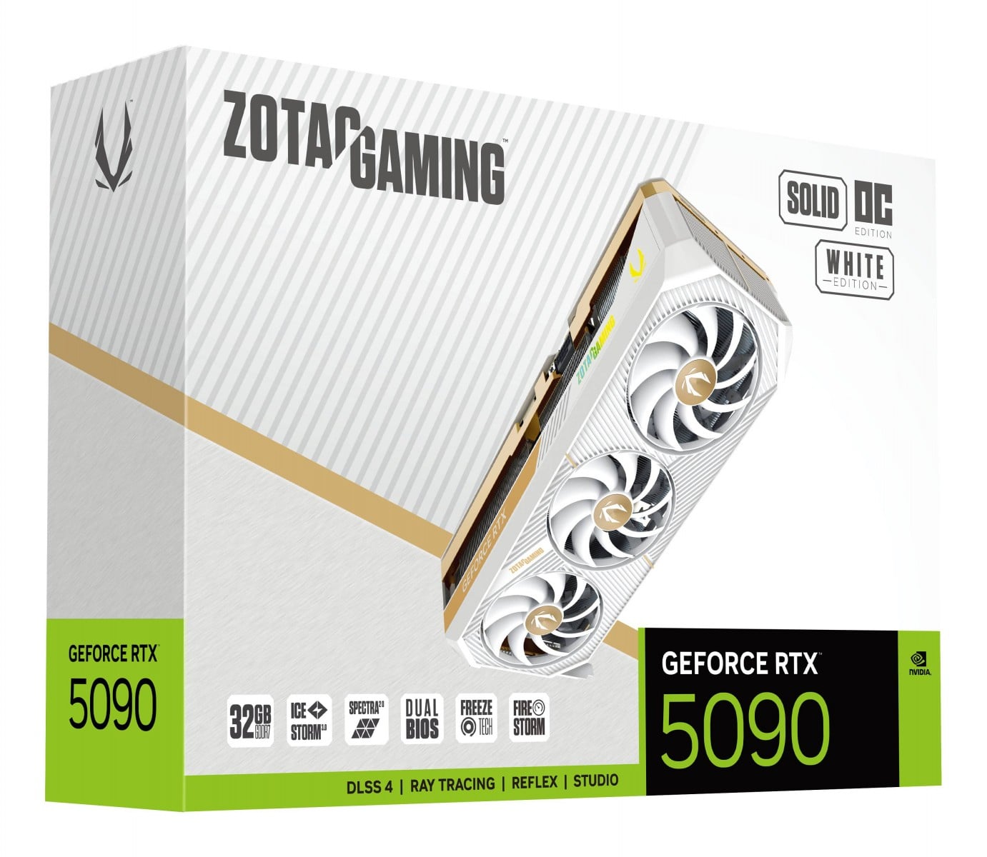 Zotac GeForce RTX 5090 Solid OC 32GB GDDR7 DLSS4 WHITE