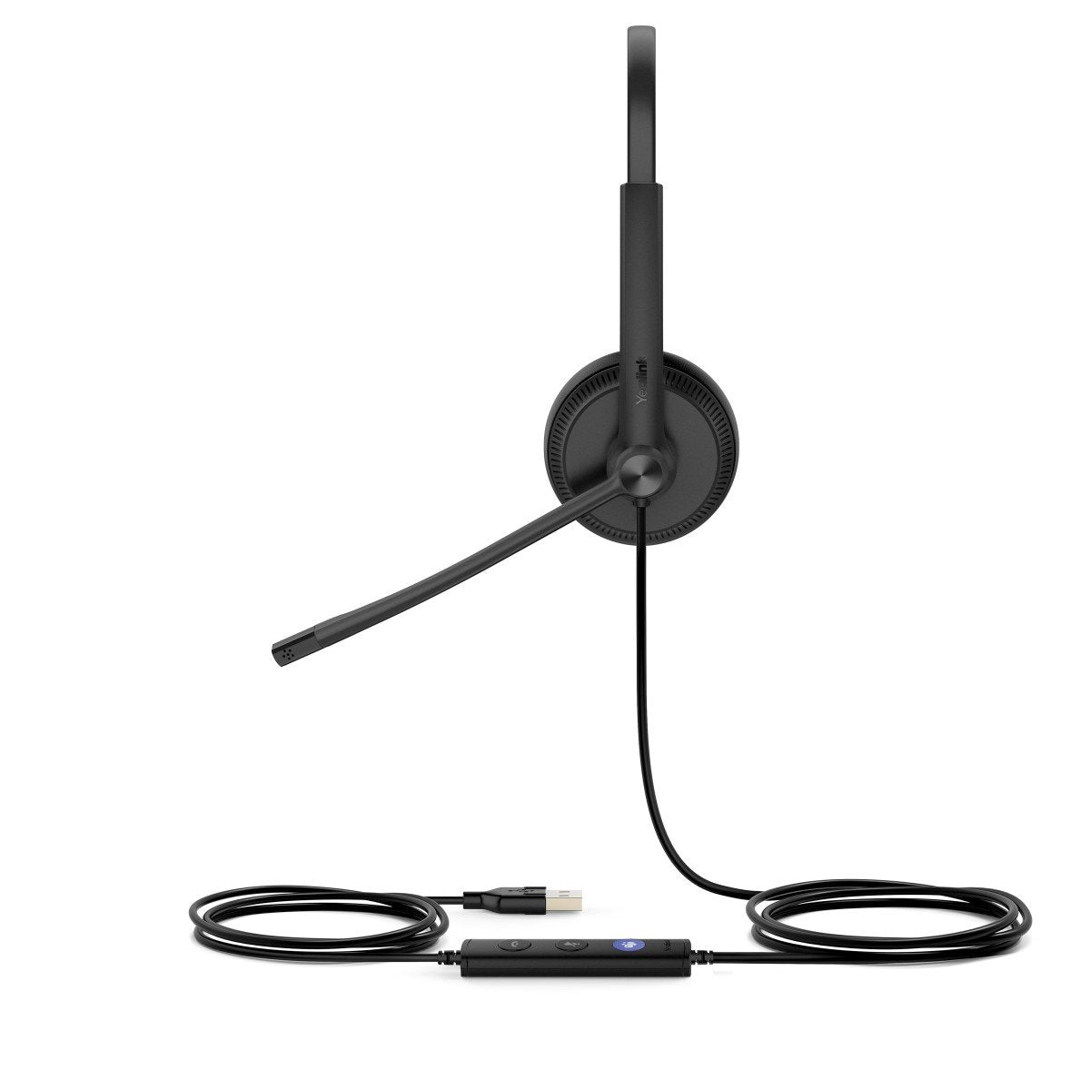 Yealink UH34 Dual Teams Avec fil Arceau Bureau/Centre d'appels USB Type-A Noir