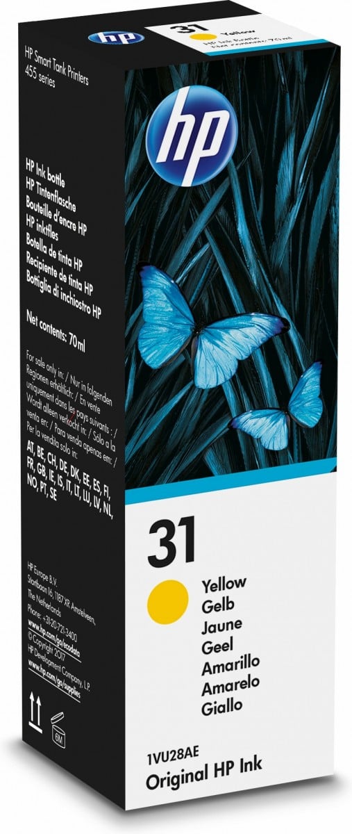HP 31 Yellow Original Ink Bottle
