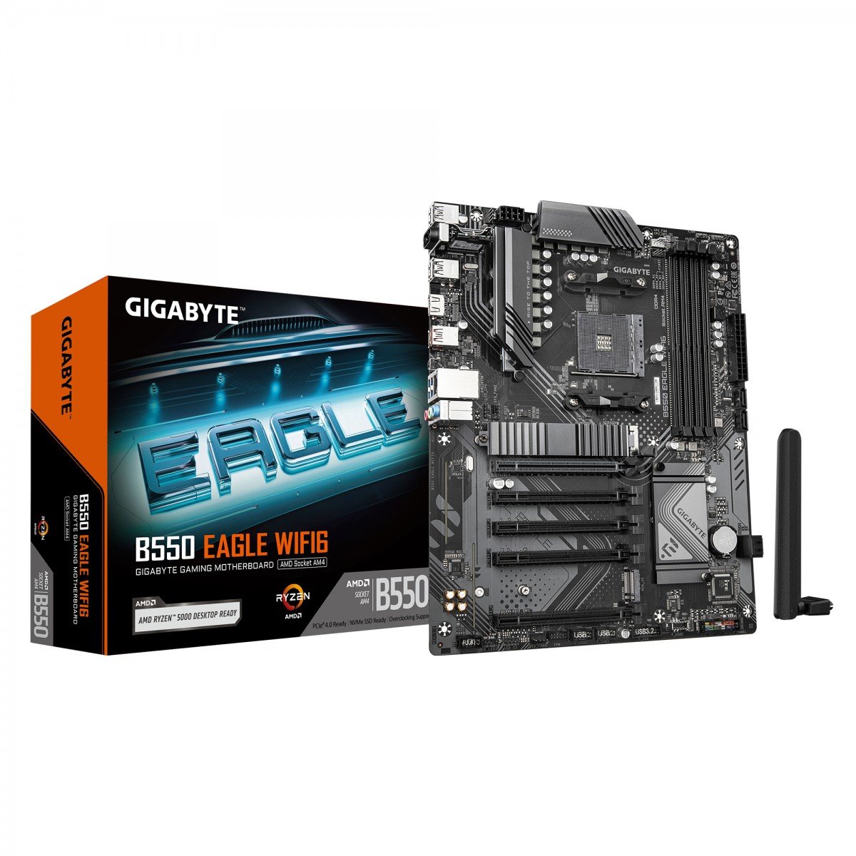 GIGABYTE B550 EAGLE WIFI6 carte mere AMD B550 Emplacement AM4 ATX