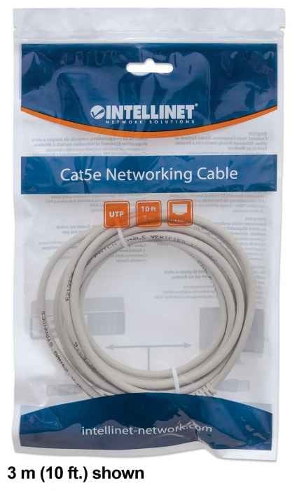Intellinet 0.5m Cat6 câble de réseau Gris 0,5 m U/UTP (UTP)