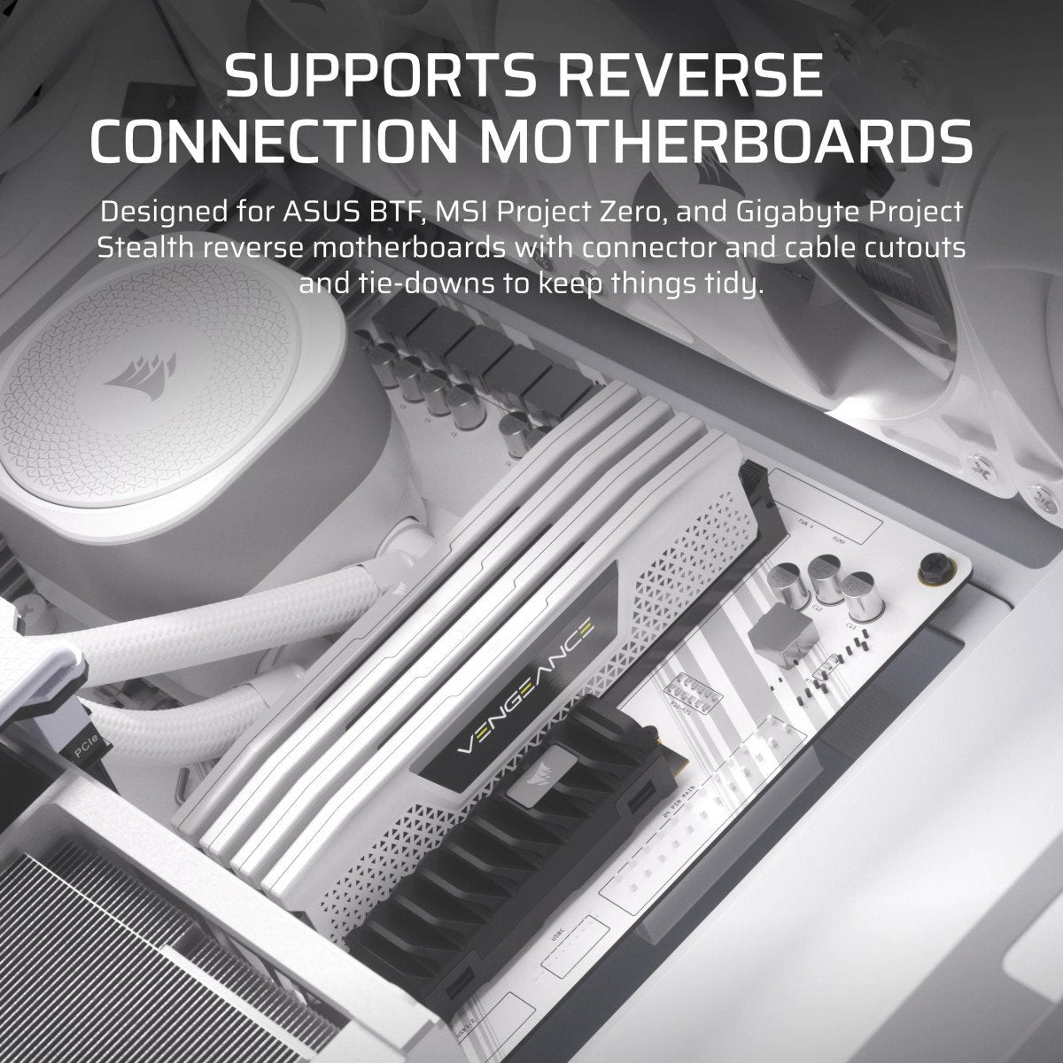 Corsair FRAME 4000D RS Midi Tower Blanc