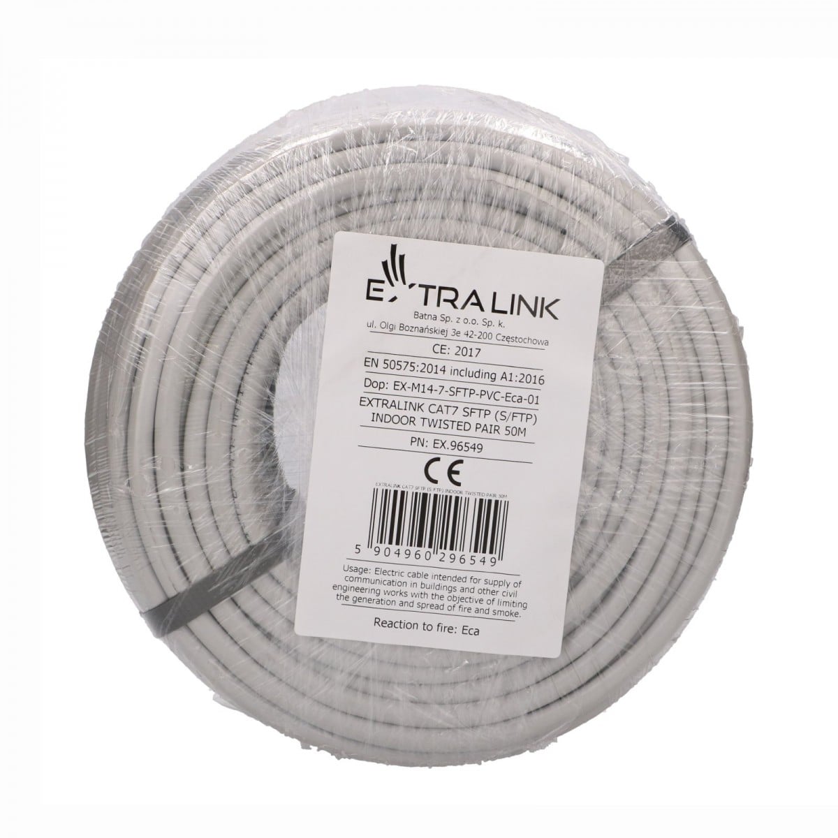 Extralink EX.96549 Câble réseau Cat7 S/FTP intérieur 50m