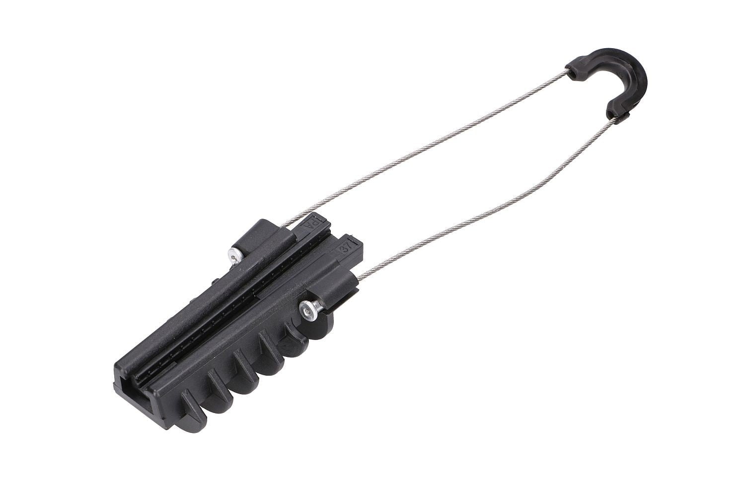 Extralink ANCHORING CLAMP PA6-9 range-câbles et serre-câbles Noir, Acier
